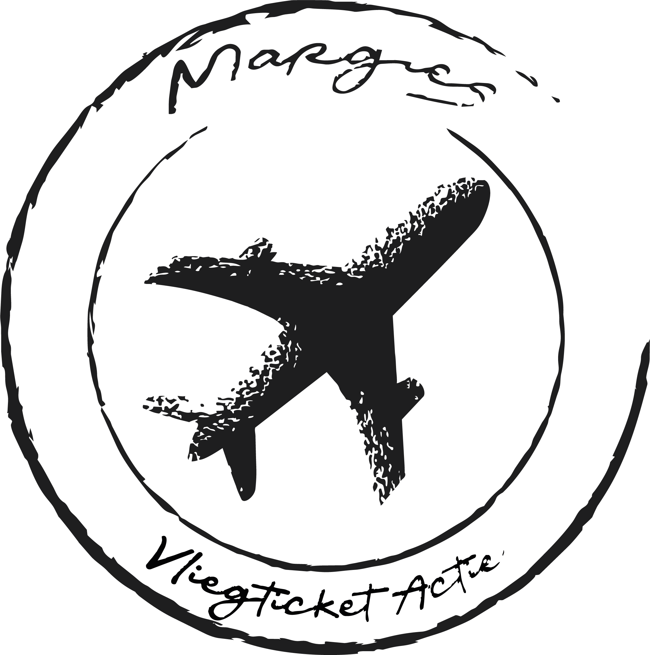 Logo_zwart Margie's Vliegticketactie